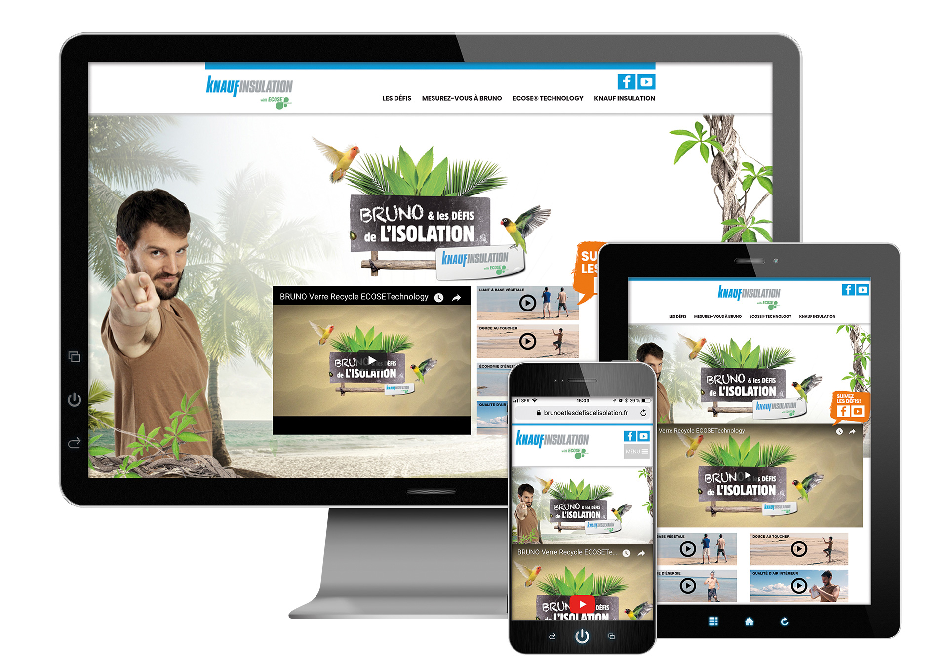 Site web Responsive Design by Convergence