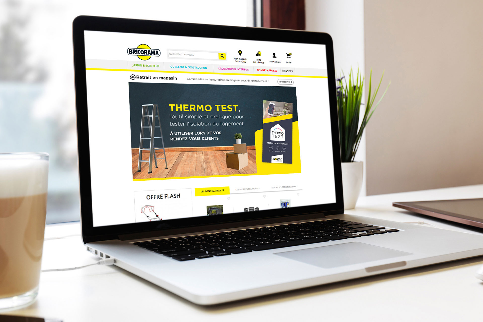 Campagne Display Thermo Test ISOVER by Convergence