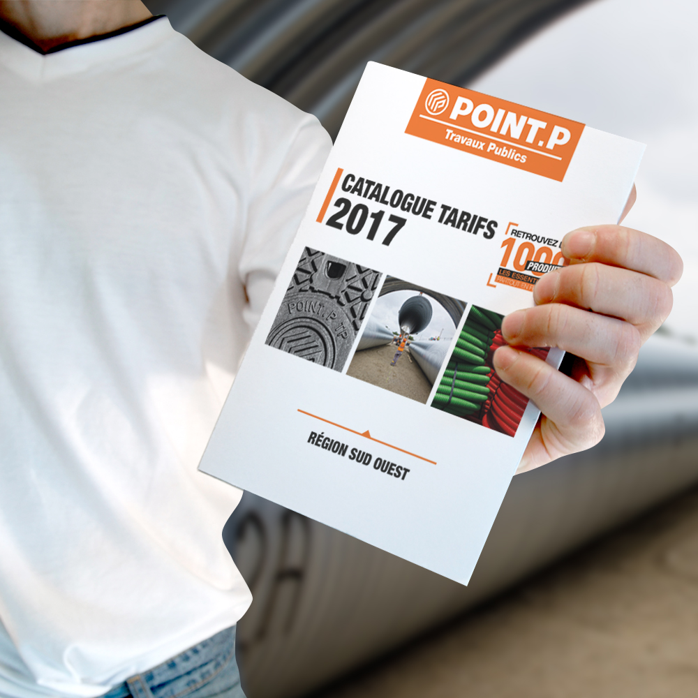 POINT.P TRAVAUX PUBLICS - Un nouveau catalogue "prix / stock" pour les pros des TP