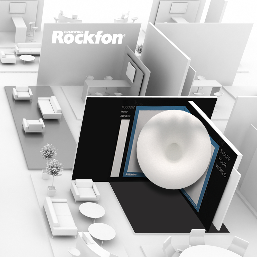 ROCKFON - ARCHITECT@WORK : un stand qui fait du bruit !