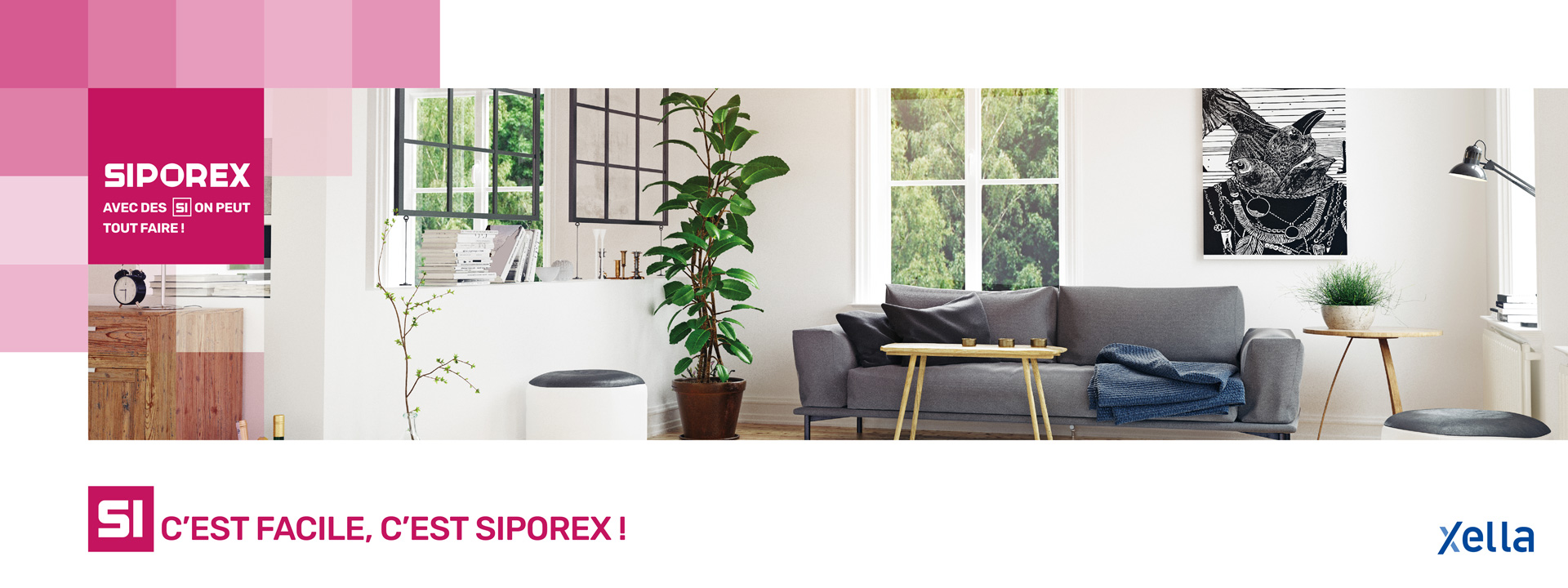 Repositionnement de la marque d'aménagement intérieur Siporex