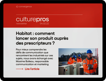 Inscrivez-vous à la newsletter CULTUREPROS