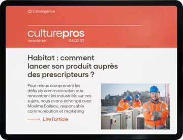 Inscrivez-vous à la newsletter CULTUREPROS